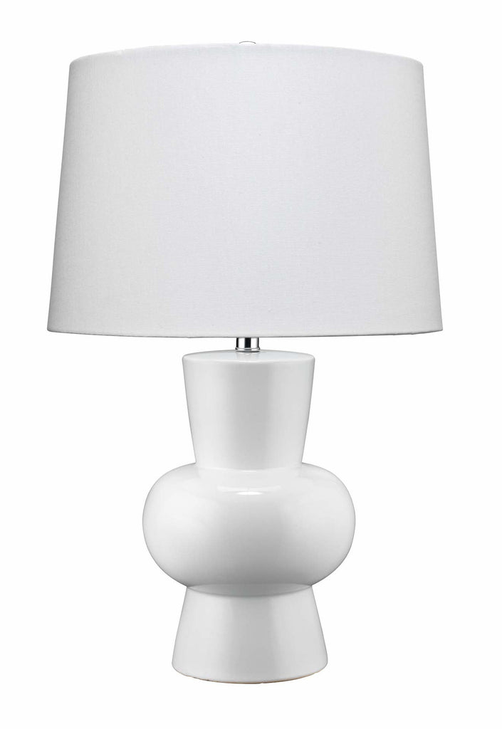 Clementine Table Lamp-White-LS9CLEMWHIT