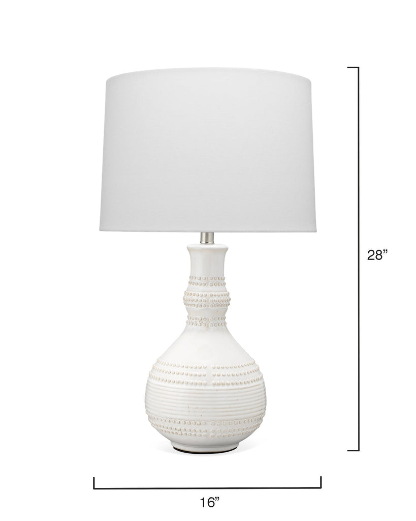 Droplet Table Lamp-White