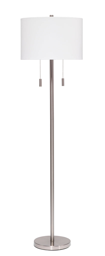 Lincoln Floor Lamp-Silver