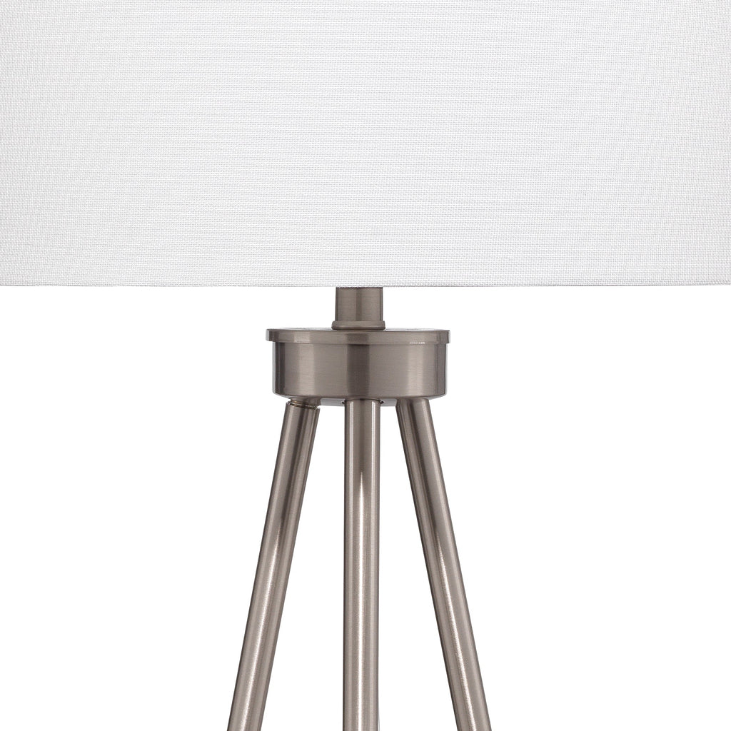 Tri-pod Table Lamp-Nickel-LS9TRIPODN