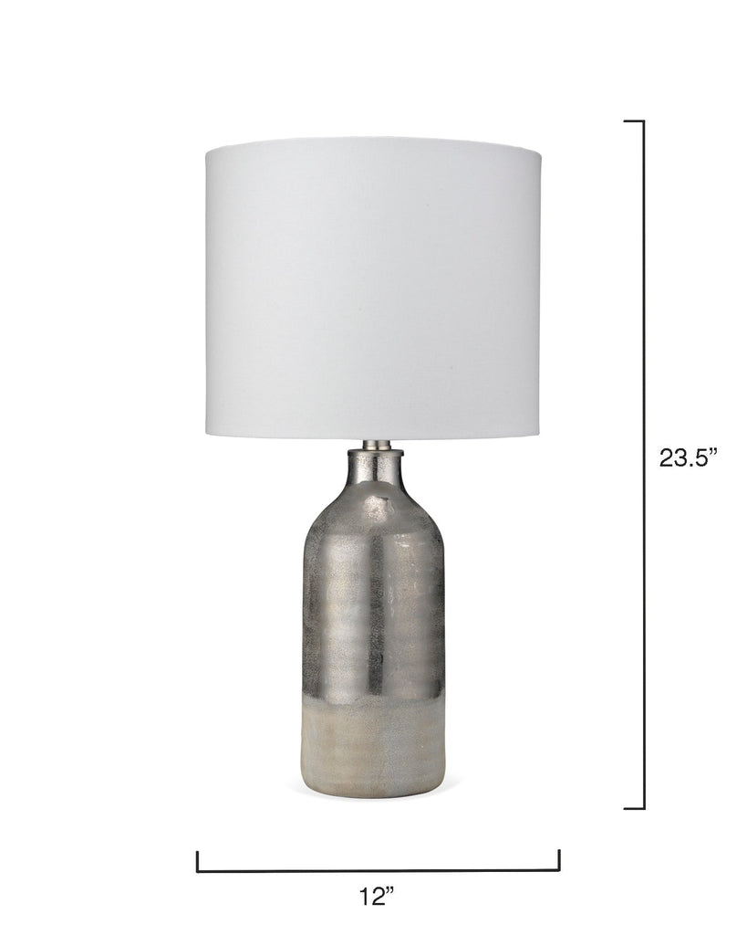 Varnish Table Lamp-Silver
