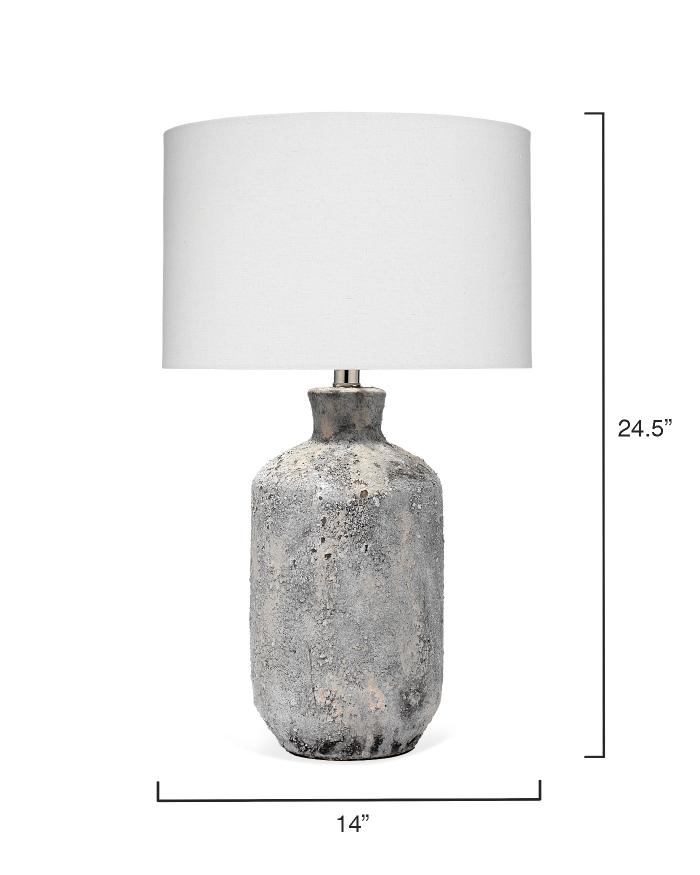 Blaire Table Lamp-Grey