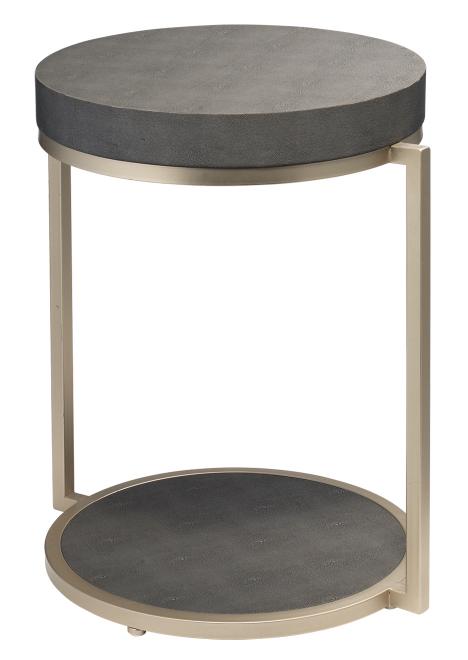 Chester Round Side Table-Grey