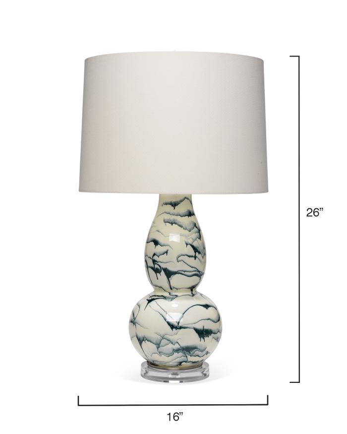 Elodie Table Lamp-White