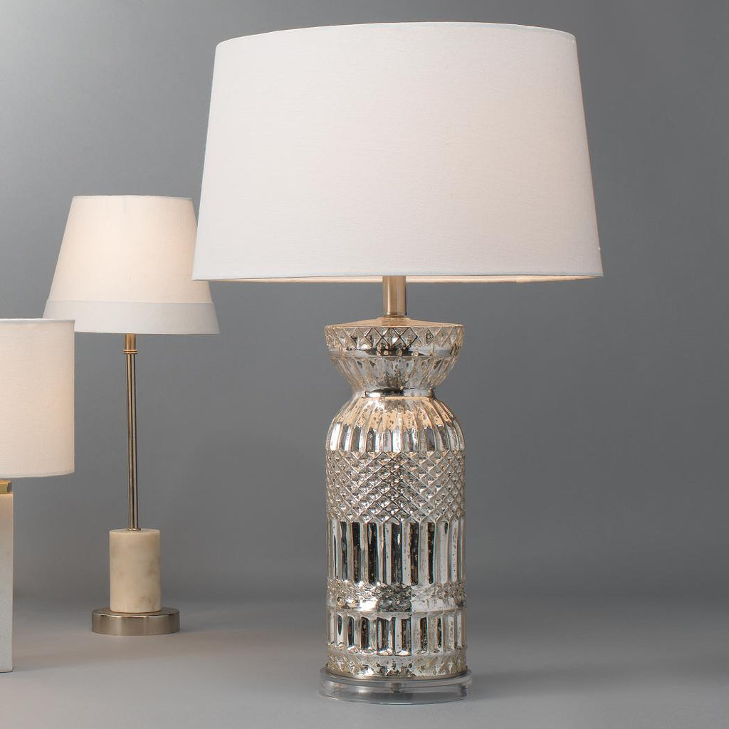 Isla Table Lamp-Silver