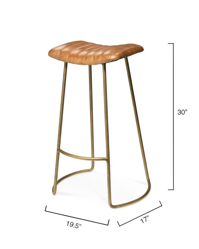 Luke Bar Stool-Brown-LSLUKEBUFFG