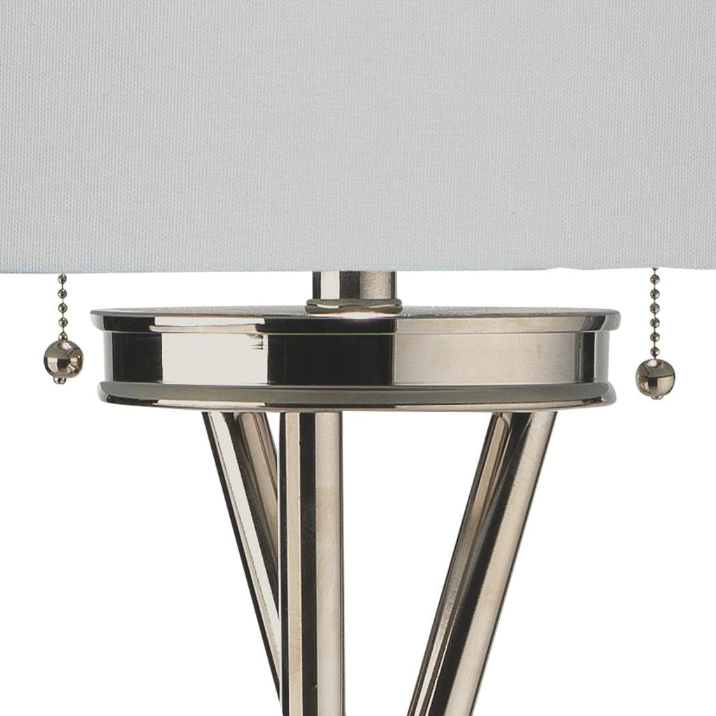 Manny Floor Lamp-Nickel