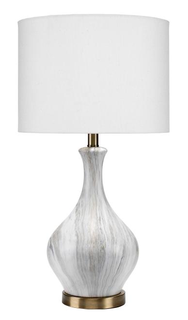 Mila Table Lamp-Grey