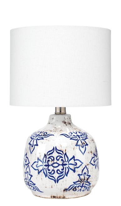 Ruby Table Lamp-Blue