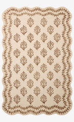 Rifle Paper Co. × Loloi Lisette Collection Area Rug, LST-01 Ivory / Natural