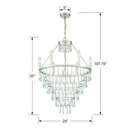 Lucille 6 Light Chandelier