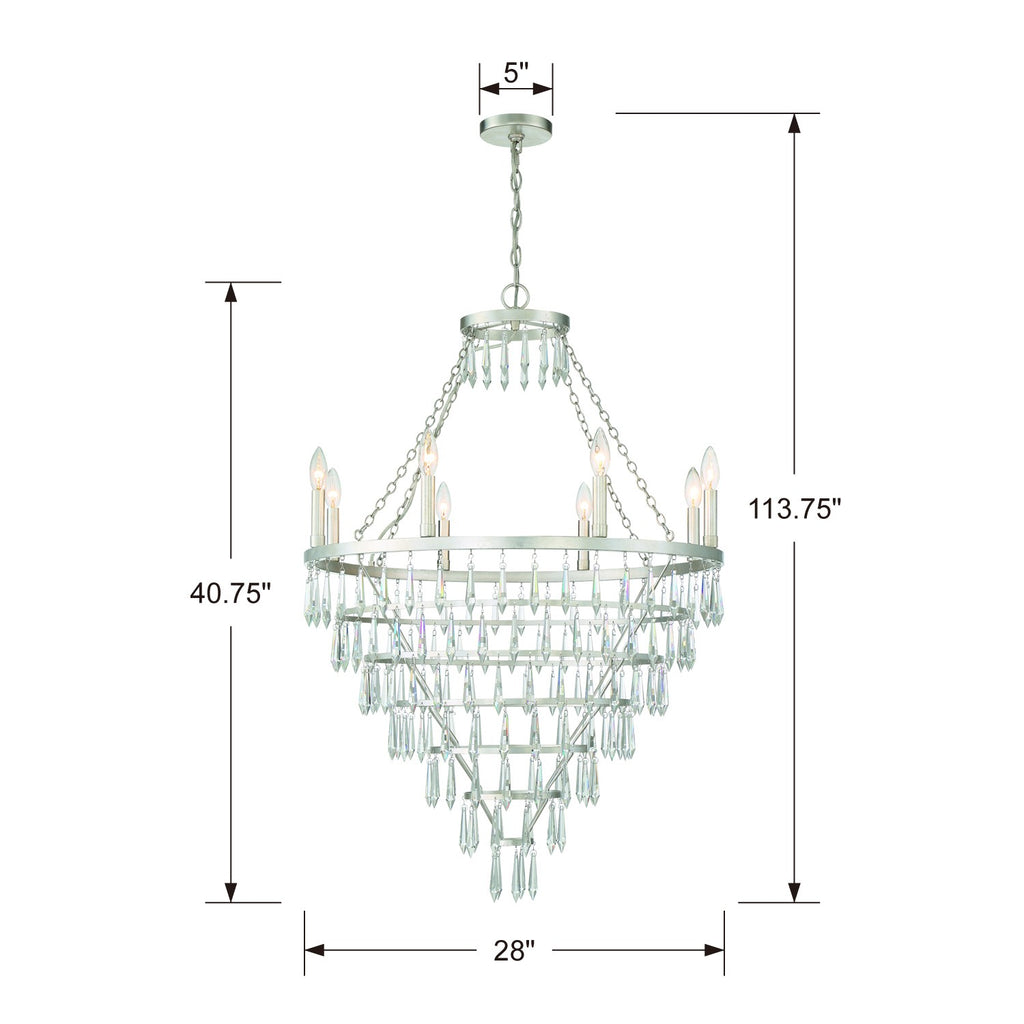 Lucille 8 Light Chandelier