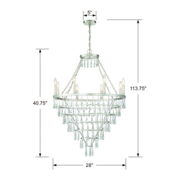 Lucille 8 Light Chandelier