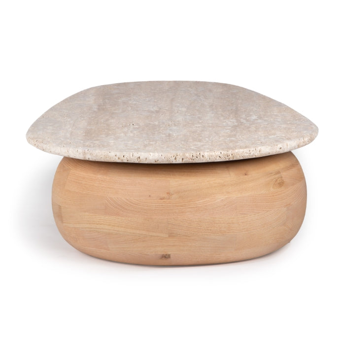 Pondus Travertine Oak Coffee Table