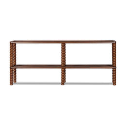 Twist Cane Solid Wood Console Table