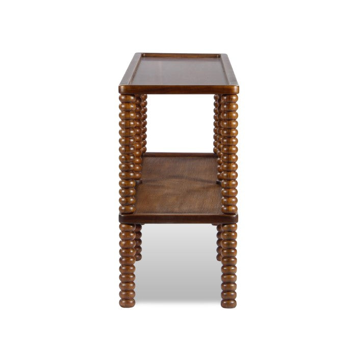 Twist Cane Solid Wood Console Table