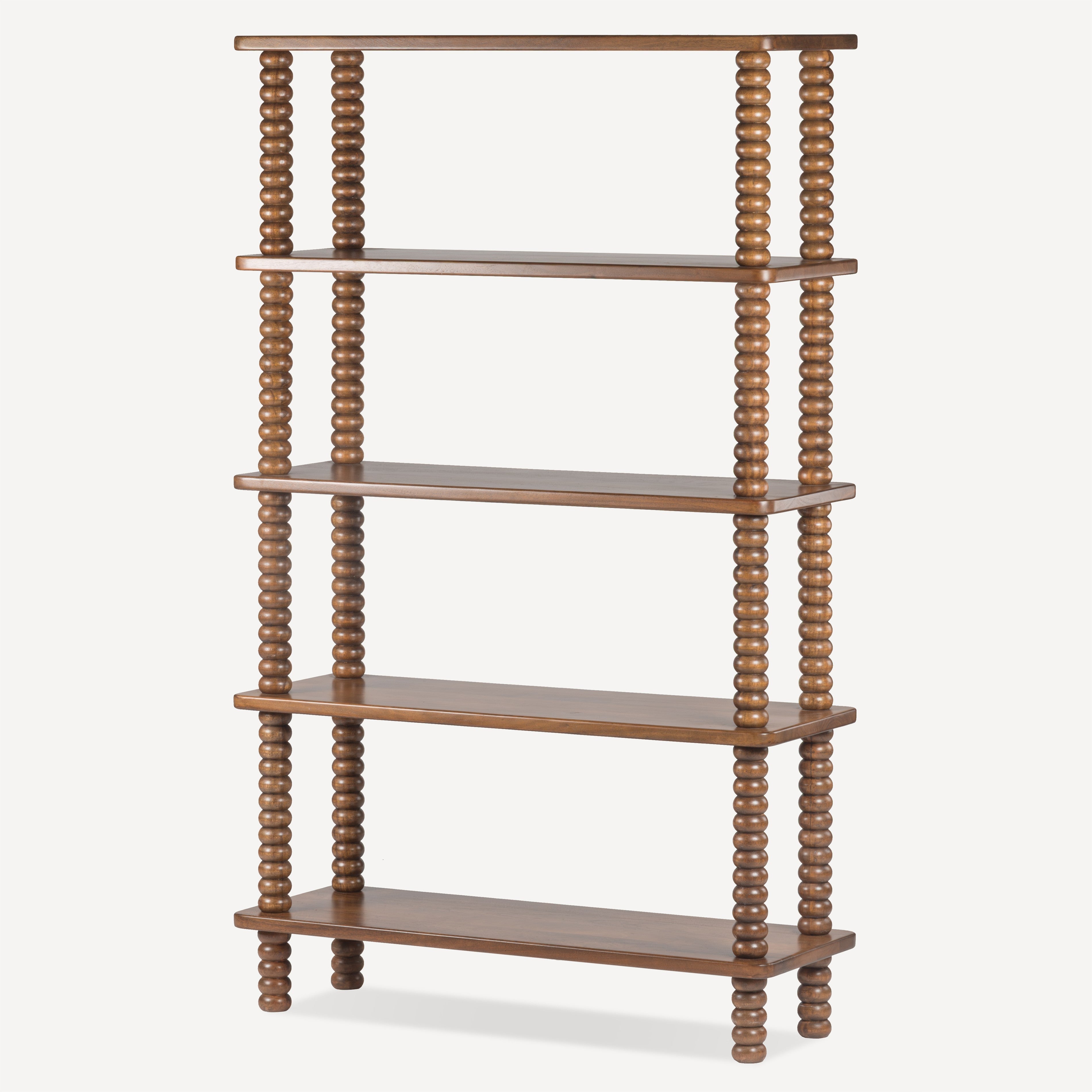 Twist Bookcase Mellow Bourbon Wood