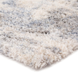 Jaipur Living Harmony Abstract Light Gray/ Blue Runner Rug