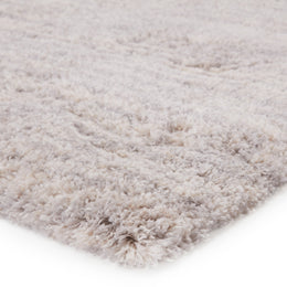 Jaipur Living Staves Striped Light Gray/ Cream Runner Rug