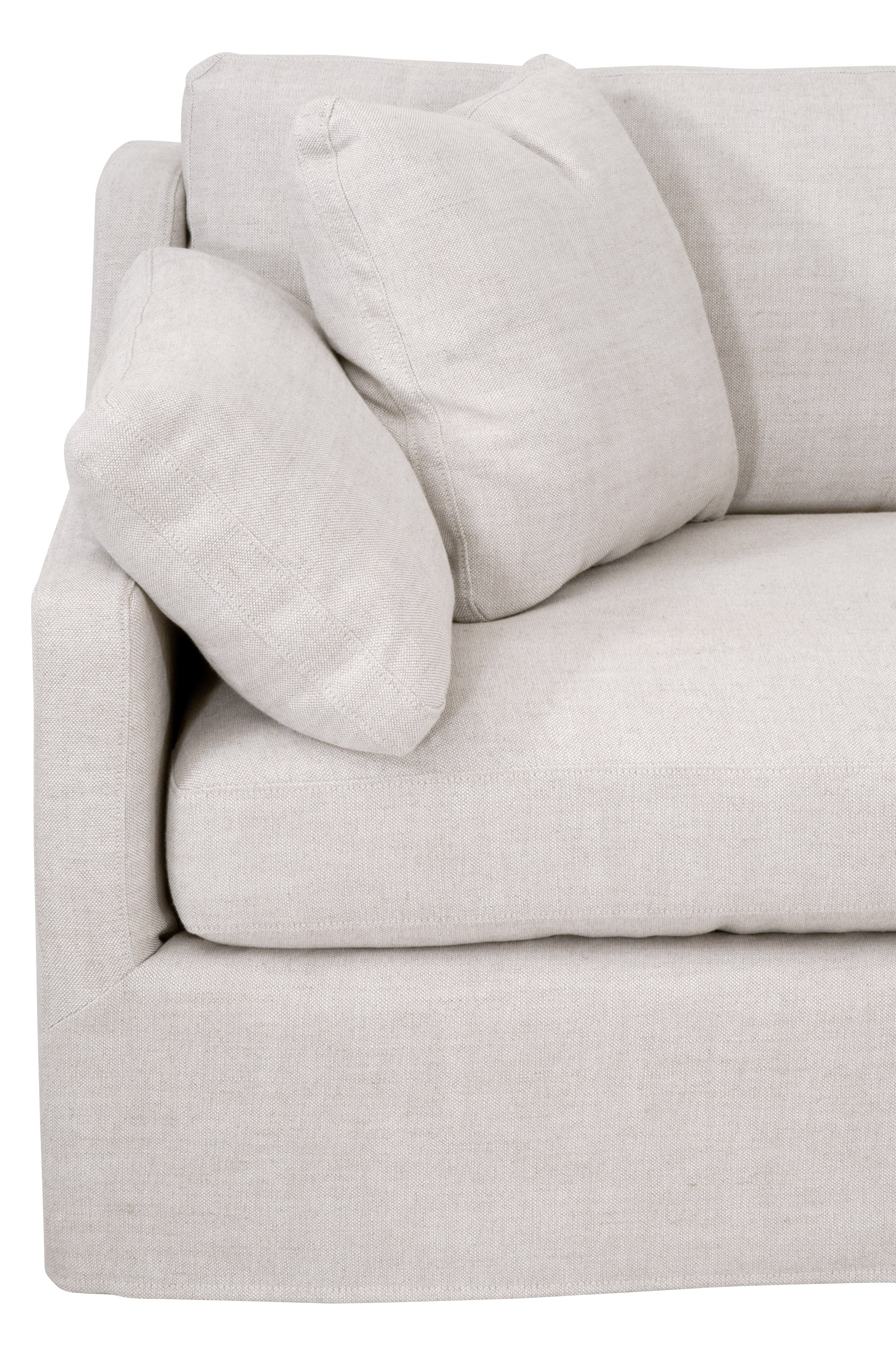 Lena Modular Slope Arm Slipcover 2-Seat Left Arm Sofa