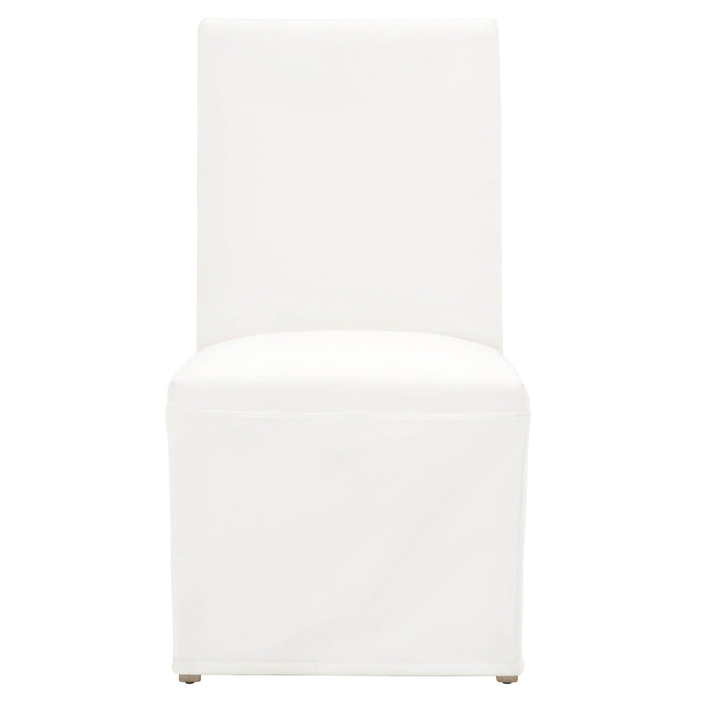 Levi Slipcover Dining Chair, Set of 2, LiveSmart Peyton-Pearl