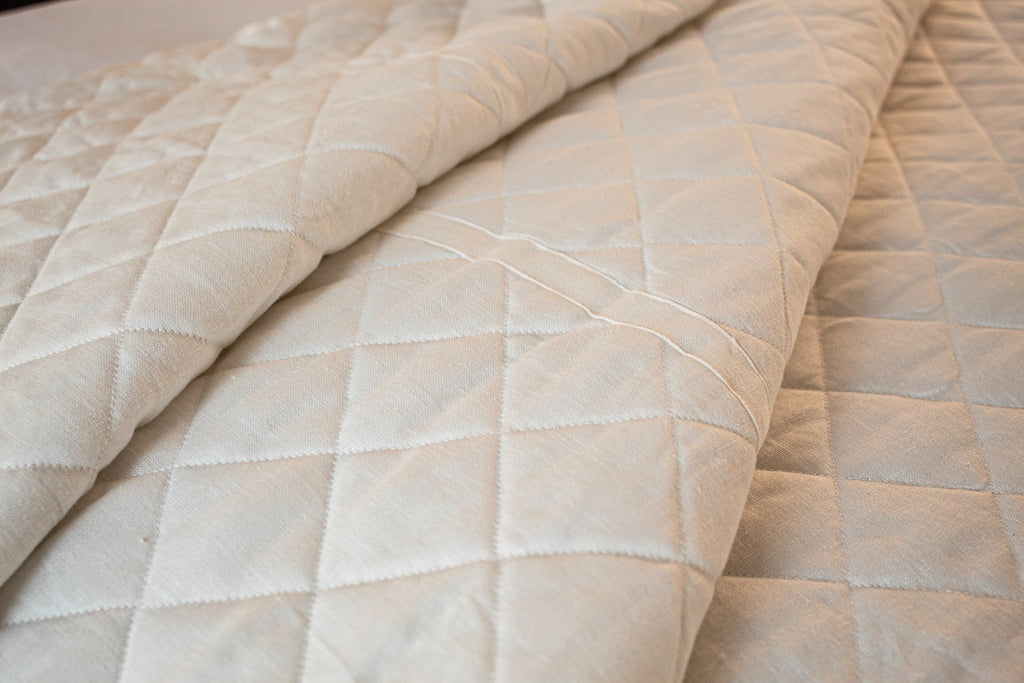 Linen Quilted Coverlet