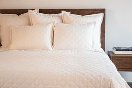 Linen Quilted Coverlet