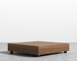 Liza Coffee Table - Walnut, 40"x40"