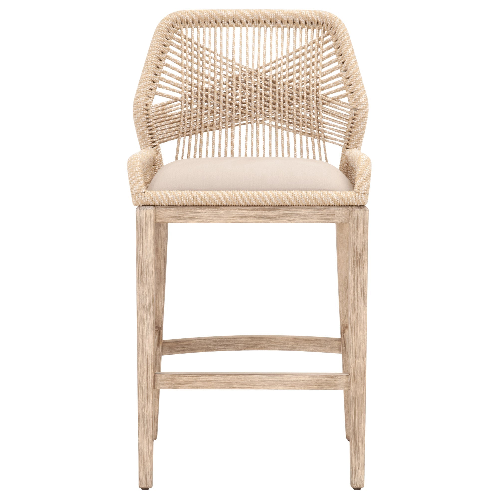 Loom Barstool, Sand Rope