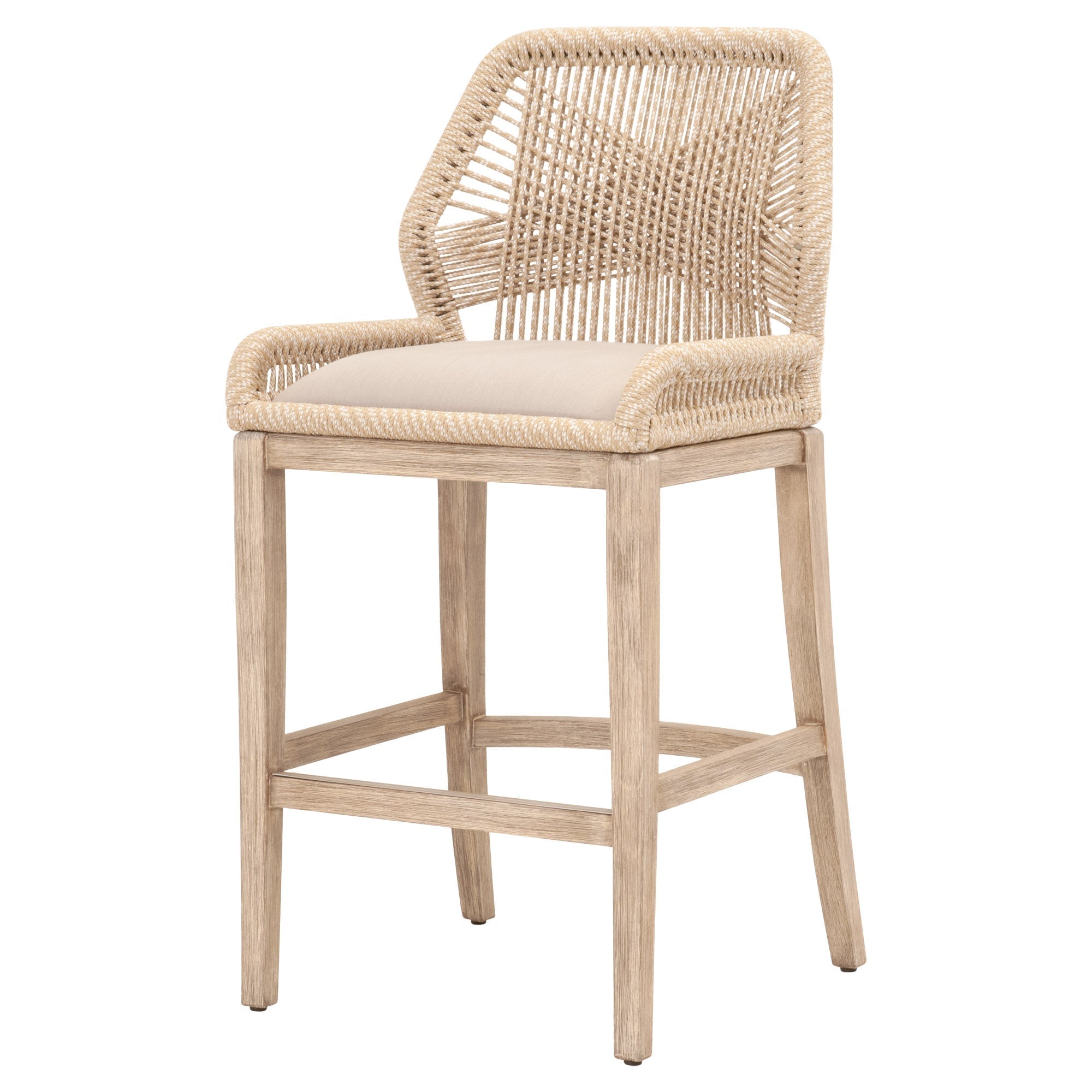 Loom Barstool, Sand Rope