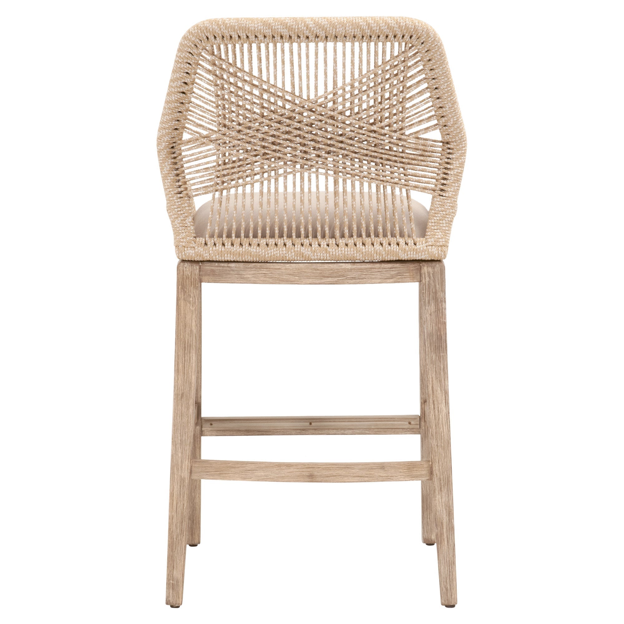Loom Barstool, Sand Rope