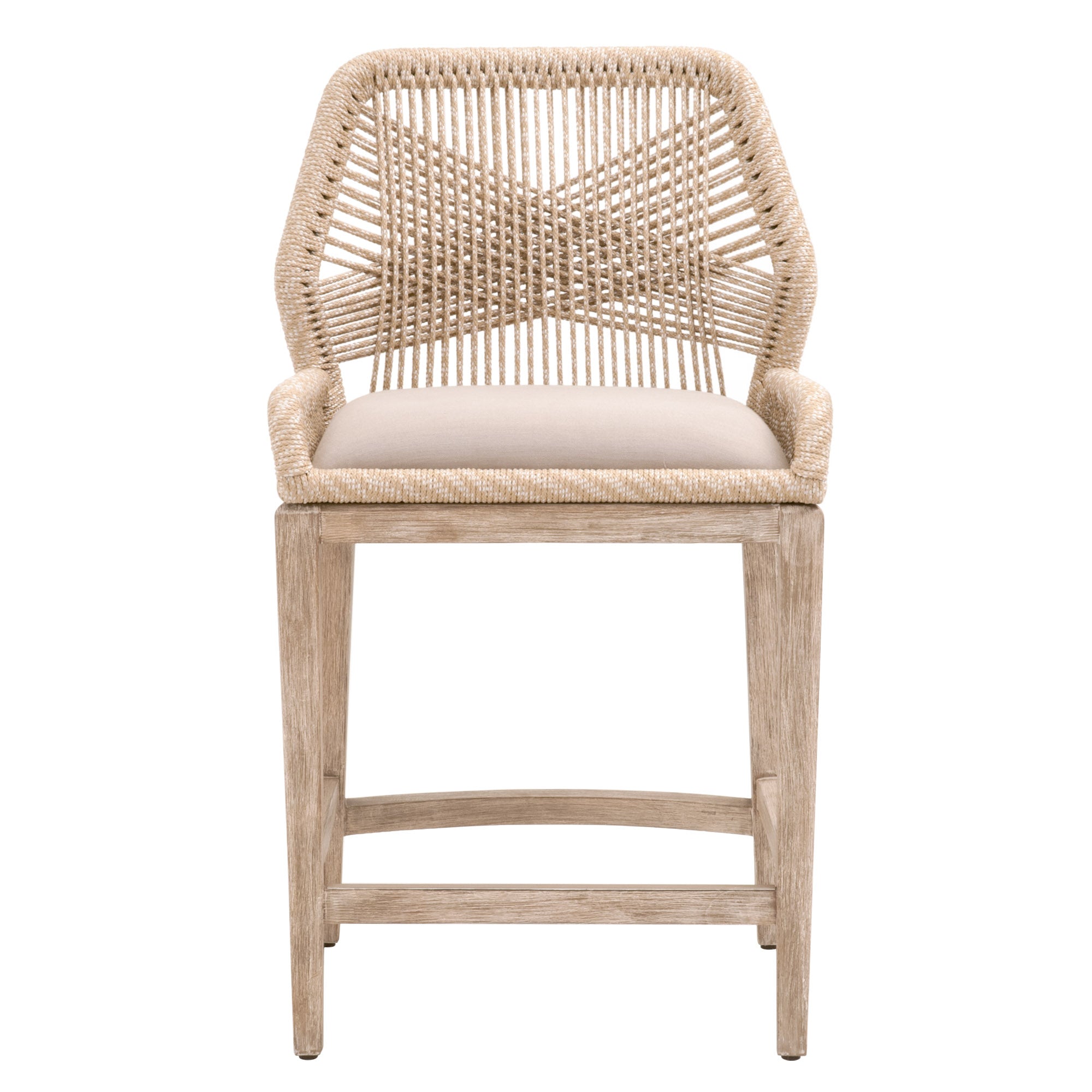 Loom Counter Stool, Sand Rope