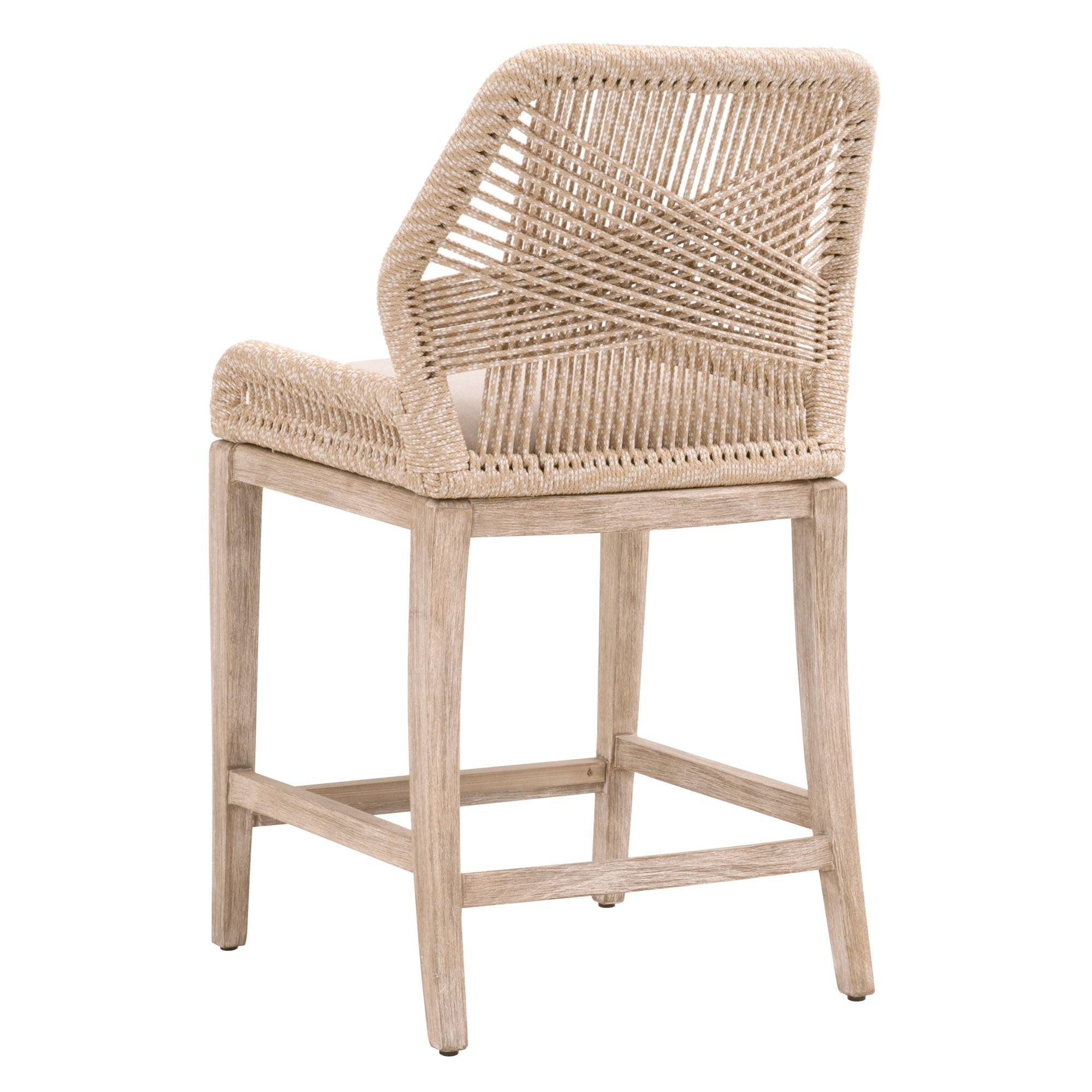 Loom Counter Stool, Sand Rope