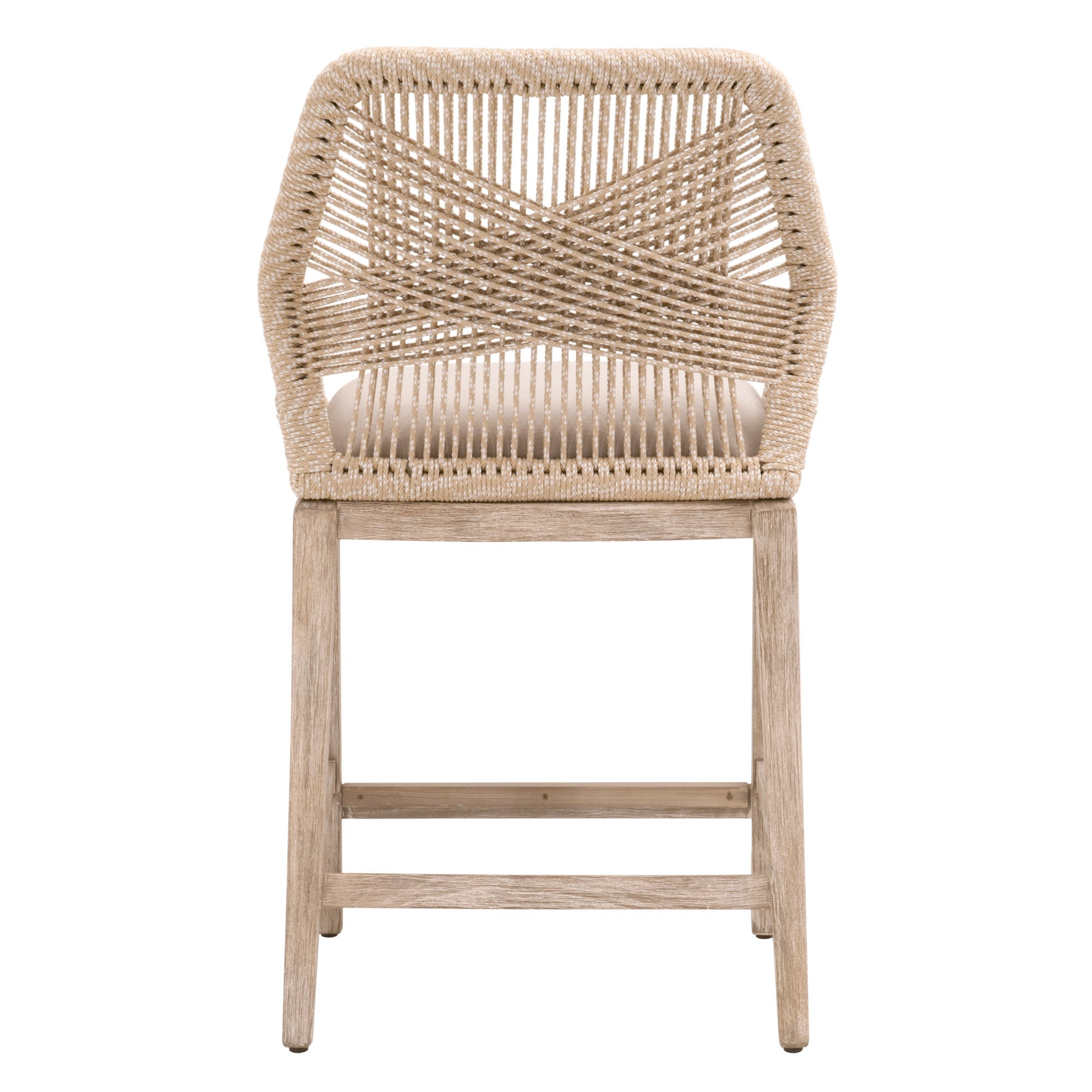 Loom Counter Stool, Sand Rope
