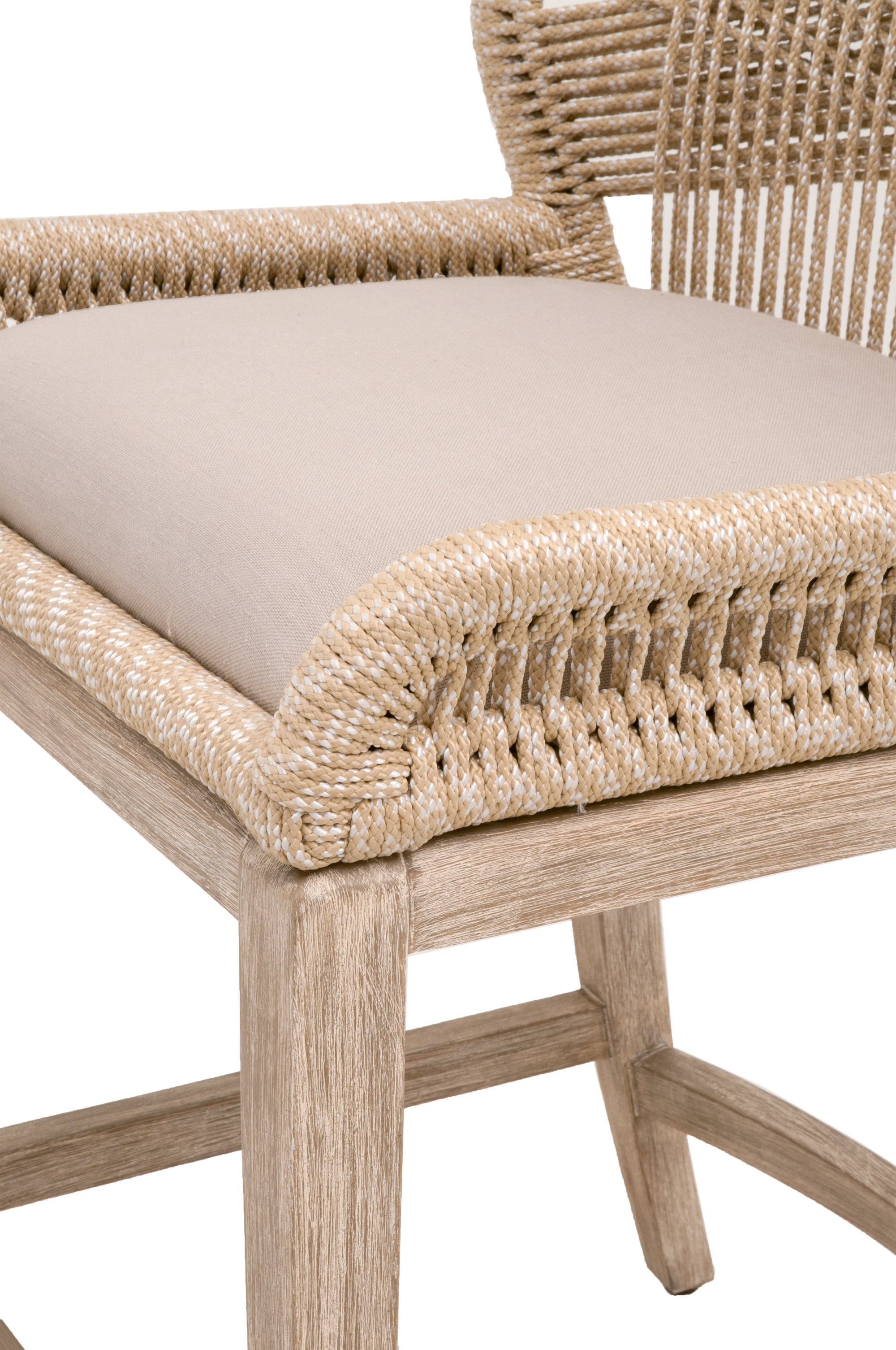 Loom Counter Stool, Sand Rope