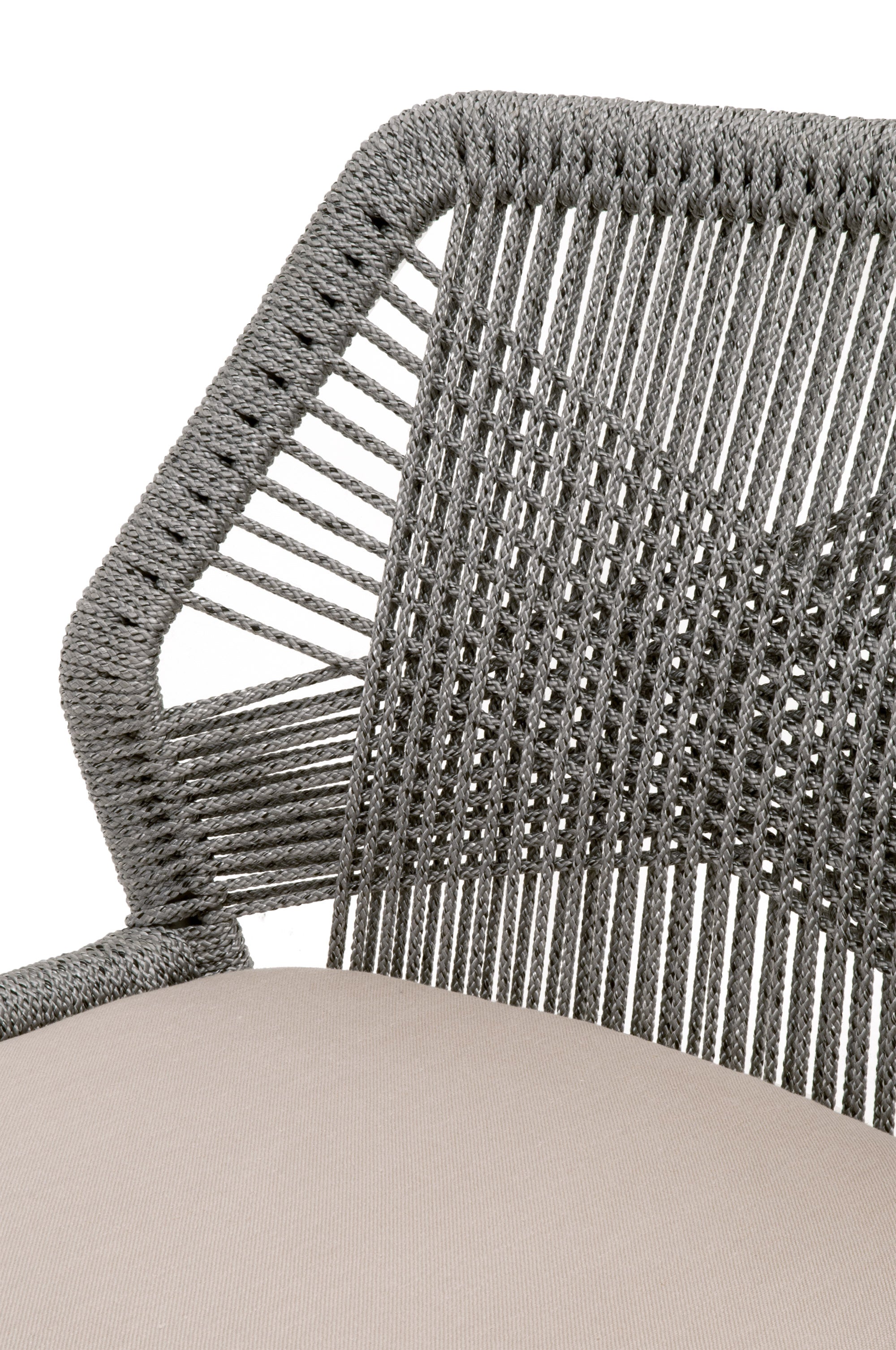 Loom Dining Chair, Set of 2, Platinum Rope