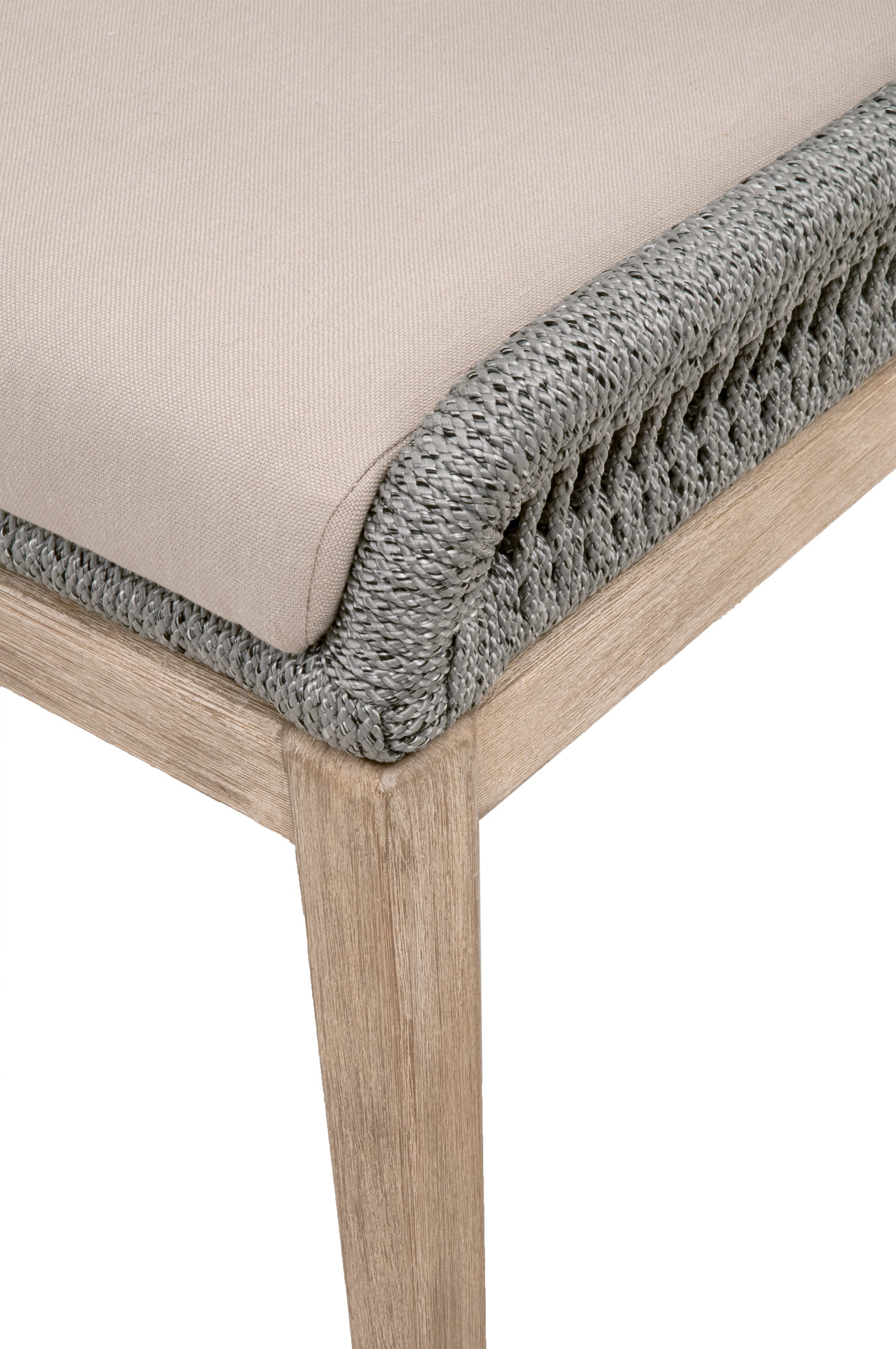 Loom Dining Chair, Set of 2, Platinum Rope