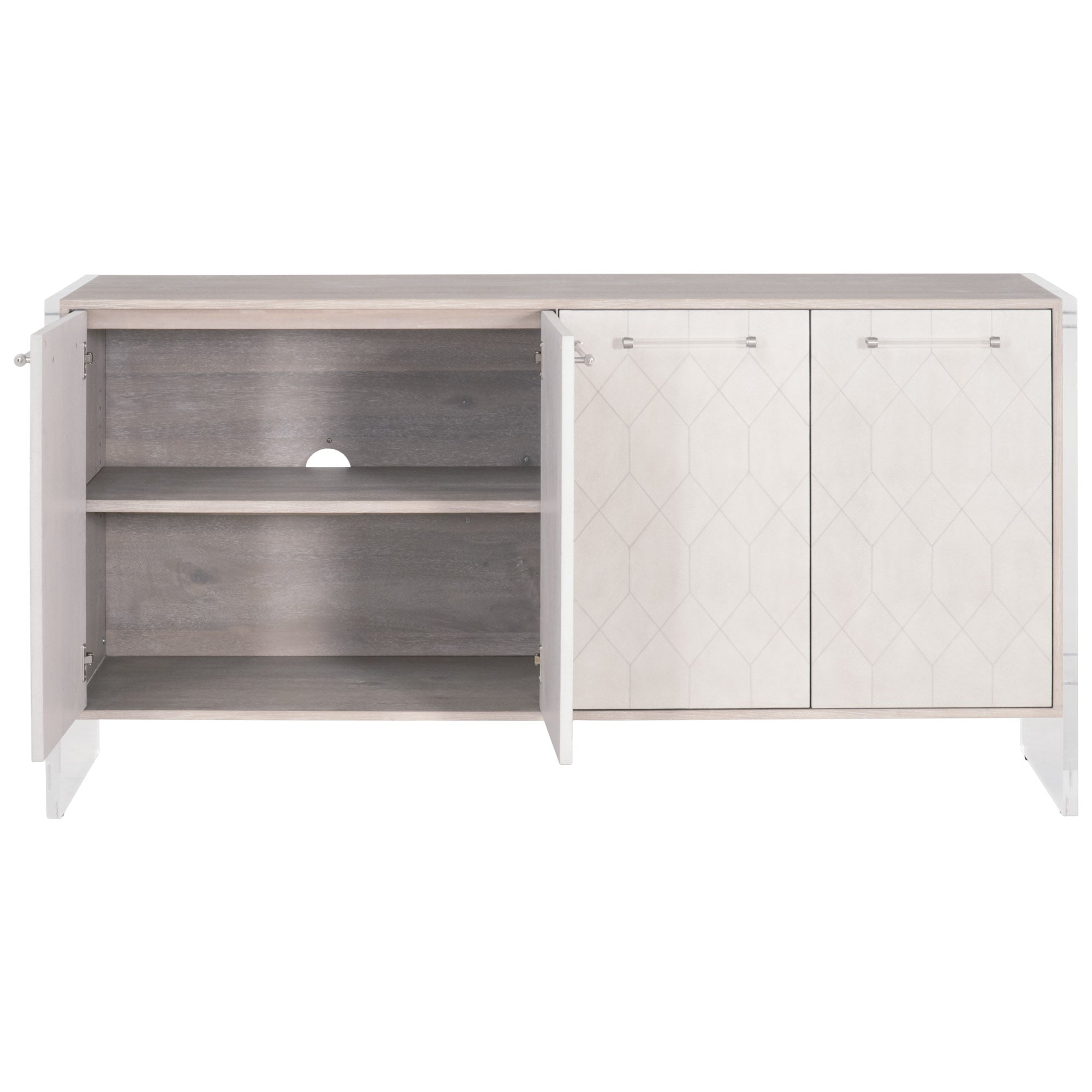 Lorin Shagreen Media Sideboard