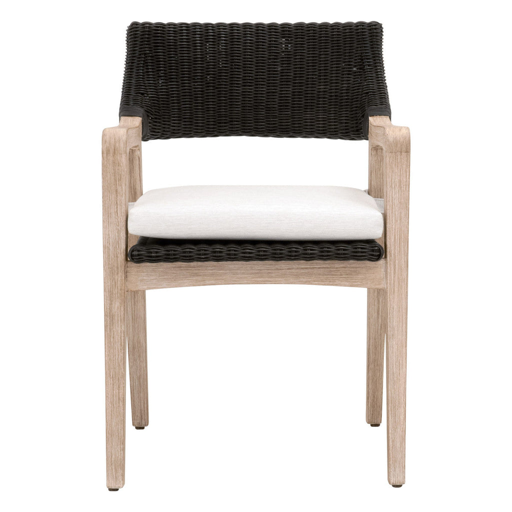 Lucia Arm Chair - 6810.BLR/WHT/NG