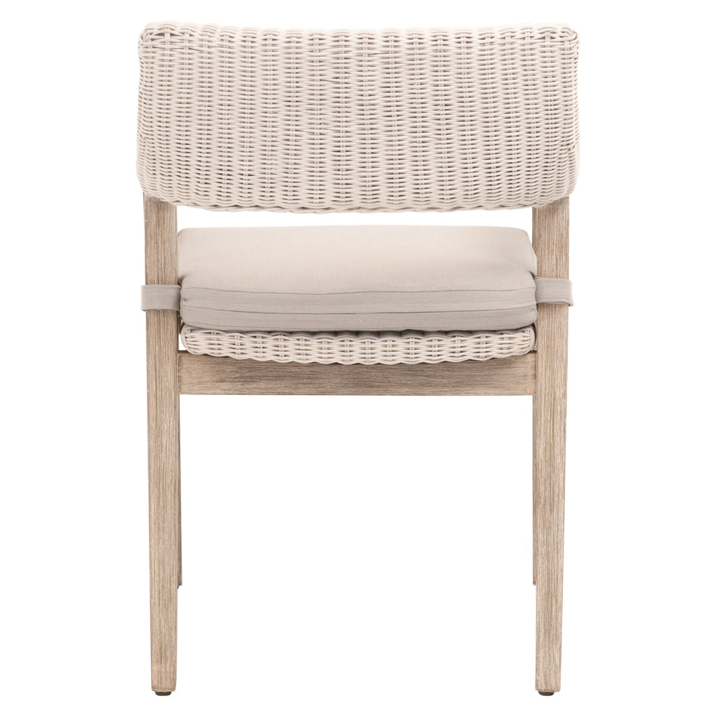 Lucia Arm Chair, White Wash