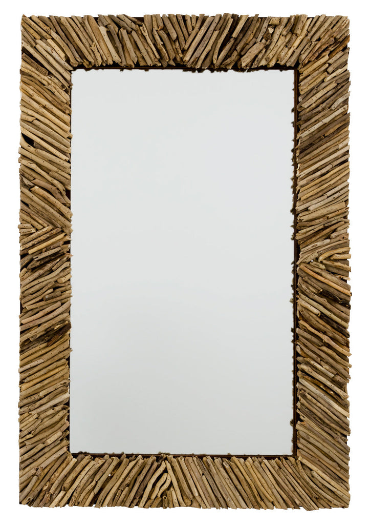 Driftwood Rectangle Mirror -Natural