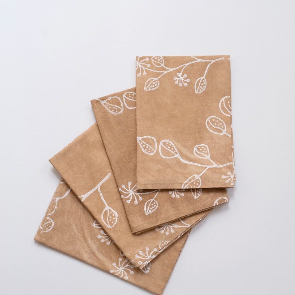 Hand Block Printed Tea Towel