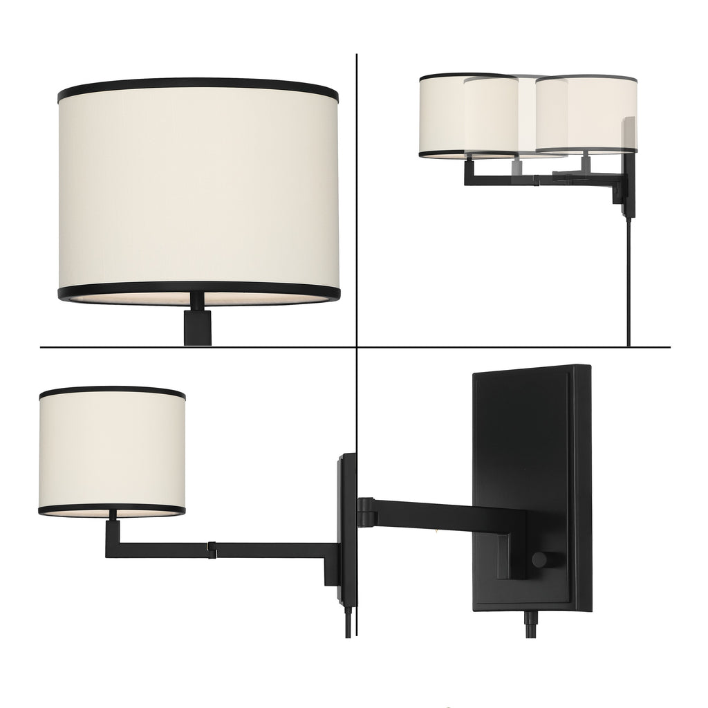 Madison 1 Light Swing Arm Sconce