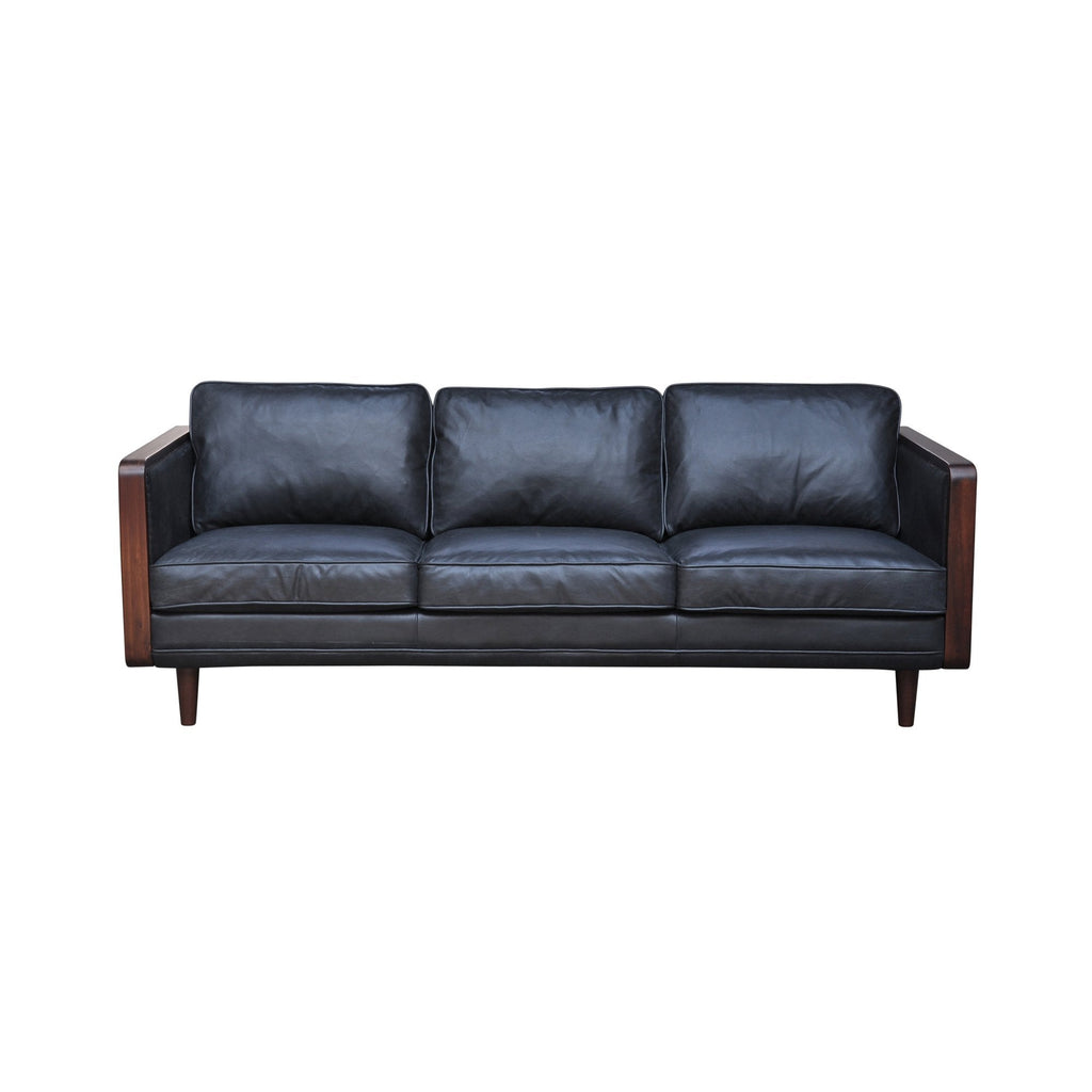 Las Vegas Mandalay Sofa - Oxford Black Leather