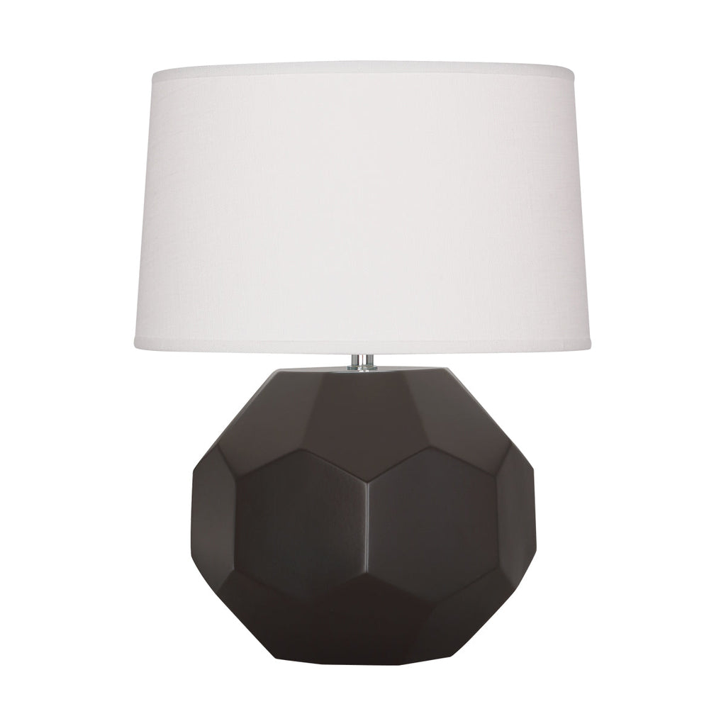 Matte Coffee Franklin Accent Lamp-Style Number MCF2.00