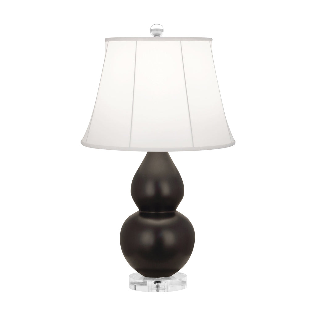 Matte Coffee Small Double Gourd Accent Lamp-Style Number MCF13.00