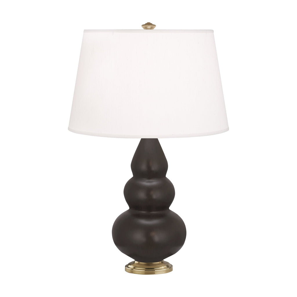 Matte Coffee Small Triple Gourd Accent Lamp-Style Number MCF30.00