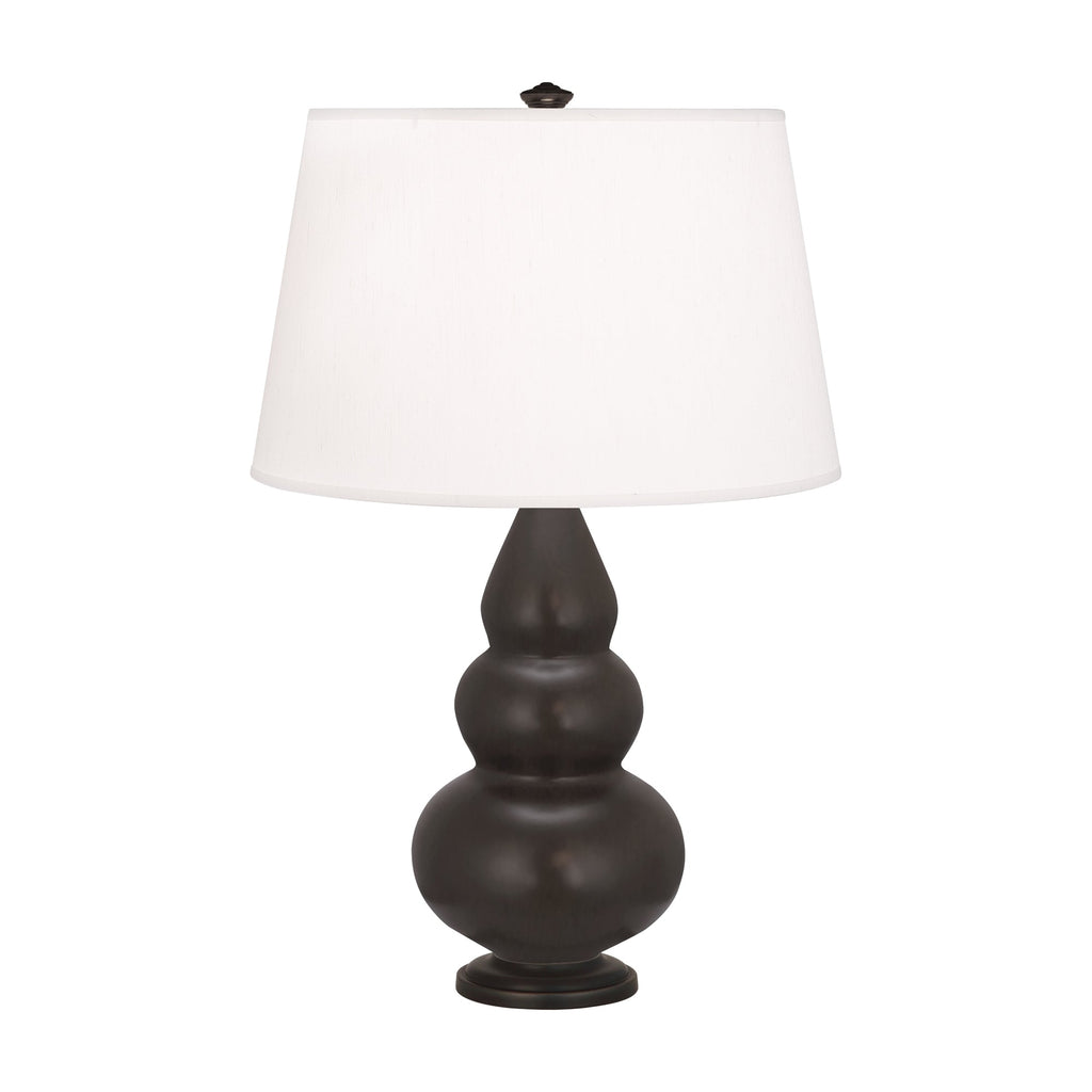 Matte Coffee Small Triple Gourd Accent Lamp-Style Number MCF31.00