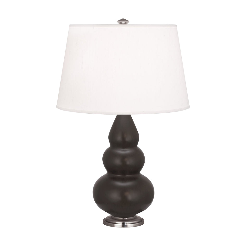 Matte Coffee Small Triple Gourd Accent Lamp-Style Number MCF32.00