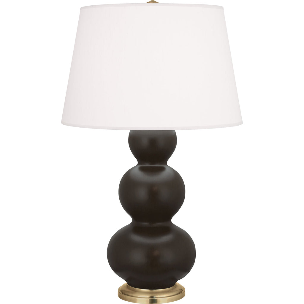 Matte Coffee Triple Gourd Table Lamp-Style Number MCF40.00